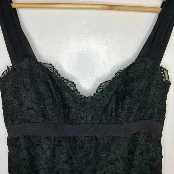Women’s Silk, Lacey Nicole Miller Black Dress Size  8 - Picture 3 of 16